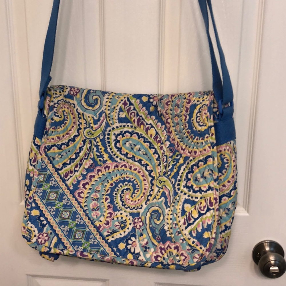 Vera Bradley Messenger Bag Capri Blue